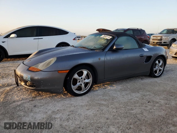 2001 Porsche Boxster с VIN WP0CA29871U627108, выставлен на аукционе Copart как лот 43968805 с пробегом Не указан миль и Списание • Salvage title. История ставок и продаж доступна на DreamBid. Изображение 1.
