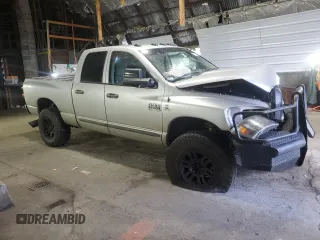 2007 Dodge Ram 2500 SLT with VIN 3D7KS28A67G852750, listed as a Copart auction lot 75374754 with 267,045 mi miles and Salvage Title. Bid and sale history available at carsss.com. Image 4.