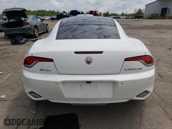 2012 Fisker Karma EcoSport z VIN YH4K14AA4CA001399, wystawiony jako Copart lot #58795325 z przebiegiem Nie podano mil oraz Czysty tytuł • Clean title. Historia ofert i sprzedaży dostępna na DreamBid. Obrazek 6.