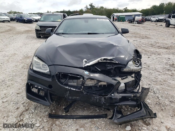 2015 BMW 6 Series 640i xDrive with VIN WBA6B8C56FD453645, listed as a Copart auction lot 68532103 with 0 mi miles and Salvage Title. Bid and sale history available at carsss.com. Image 5.