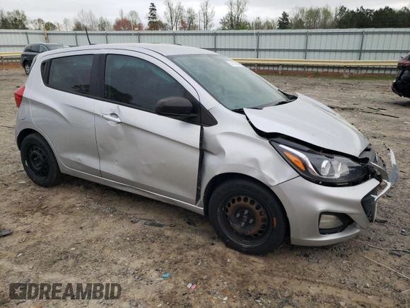 2020 Chevrolet Spark LS with VIN KL8CB6SA3LC406897, listed as a Copart auction lot 51413405 with 124,559 mi miles and Salvage Title. Bid and sale history available at DreamBid. Image 4.