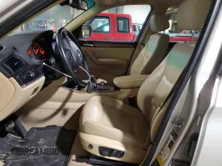 2012 BMW X3 28i with VIN 5UXWX5C54CL729209, listed as a Copart auction lot 53850865 with 134,395 mi miles and Clean Title. Bid and sale history available at DreamBid. Image 7.