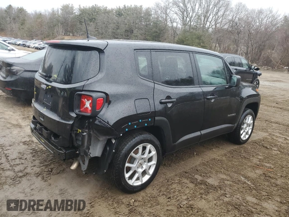 2023 Jeep Renegade Upland with VIN ZACNJDB16PPP57566, listed as a Copart auction lot 47994015 with 16,509 mi miles and Salvage title. Bid and sale history available at DreamBid. Image 3.