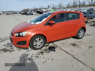 2013 Chevrolet Sonic LT with VIN 1G1JC6SB0D4224812, listed as a Copart auction lot 45492375 with 197,013 mi miles and Salvage Title. Bid and sale history available at carsss.com. Image 1.