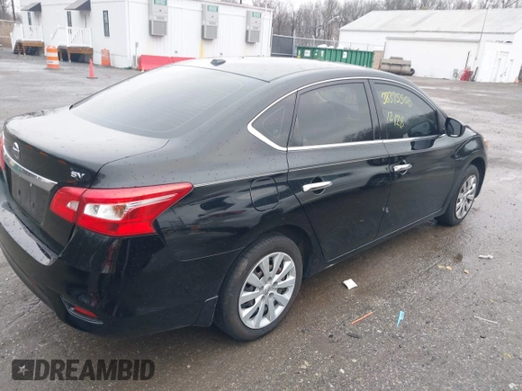 2017 Nissan Sentra SV with VIN 3N1AB7AP4HL716145, listed as a IAAI auction lot 38375506 with 72,643 mi miles and . Bid and sale history available at DreamBid. Image 4.