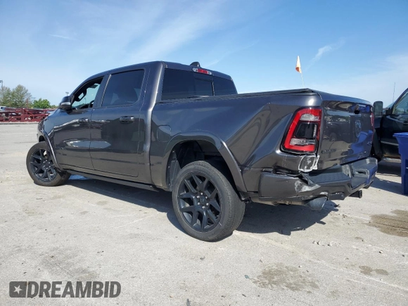 2021 Ram 1500 Laramie with VIN 1C6SRFJT3MN677537, listed as a Copart auction lot 57936295 with Not provided miles and Salvage title. Bid and sale history available at DreamBid. Image 2.