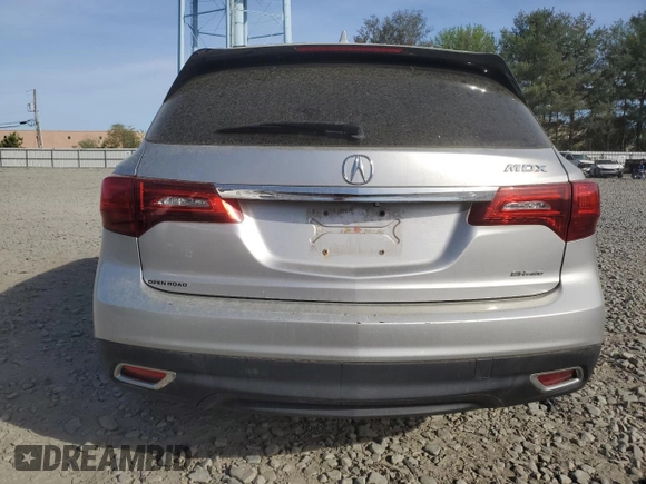 2015 Acura MDX Tech Pkg with VIN 5FRYD4H45FB016595, listed as a Copart auction lot 54501805 with 99,206 mi miles and Salvage Title. Bid and sale history available at carsss.com. Image 6.