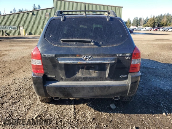 2009 Hyundai Tucson SE with VIN KM8JN72D19U944082, listed as a Copart auction lot 42760325 with 190,441 mi miles and Salvage Title. Bid and sale history available at carsss.com. Image 6.