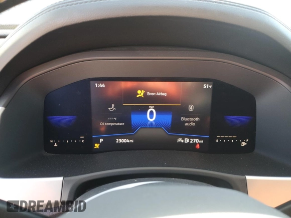 2022 Volkswagen Atlas SE with VIN 1V2DP2CA6NC533553, listed as a Copart auction lot 44554525 with 23,004 mi miles and Salvage title. Bid and sale history available at DreamBid. Image 9.