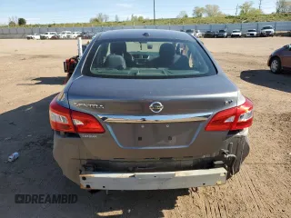 2017 Nissan Sentra SV with VIN 3N1AB7AP4HL723998, listed as a Copart auction lot 56484115 with 39,353 mi miles and Salvage title. Bid and sale history available at DreamBid. Image 6.