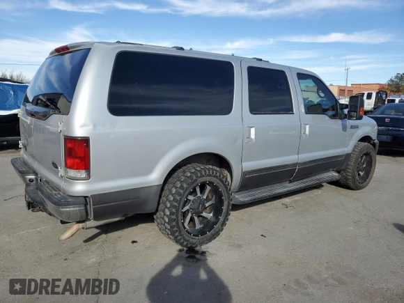 2001 Ford Excursion Special Serv с VIN 1FMNU40L31ED57944, выставлен на аукционе Copart как лот 82063804 с пробегом 212 894 миль миль и Чистый • Clean title. История ставок и продаж доступна на DreamBid. Изображение 3.