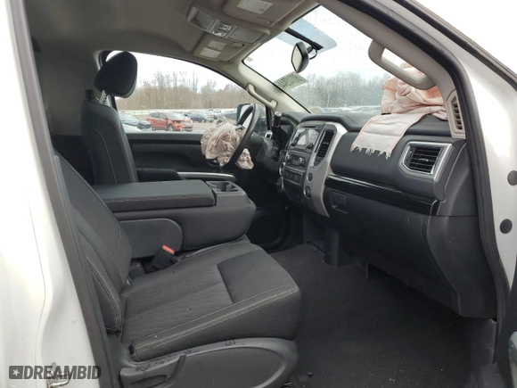 2017 Nissan Titan XD SV with VIN 1N6AA1RP1HN561729, listed as a Copart auction lot 80043944 with 0 mi miles and Salvage Title. Bid and sale history available at carsss.com. Image 10.