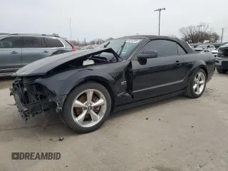 2006 Ford Mustang GT Deluxe with VIN 1ZVFT85H665222727, listed as a Copart auction lot 48214285 with 143,226 mi miles and Salvage Title. Bid and sale history available at carsss.com. Image 1.