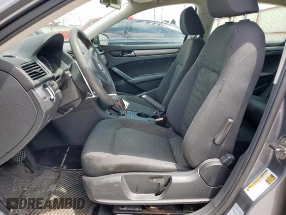 2012 Volkswagen Passat S with VIN 1VWAH7A30CC096307, listed as a Copart auction lot 63199545 with 120,348 mi miles and Salvage title. Bid and sale history available at DreamBid. Image 7.