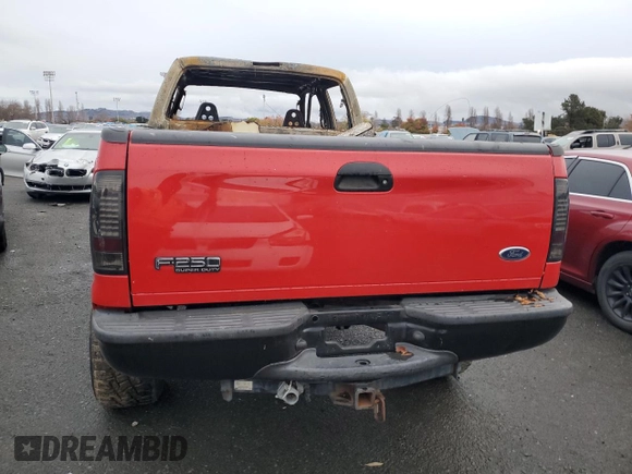 2005 Ford F-250 XL with VIN 1FTSW21535ED16936, listed as a Copart auction lot 81793713 with Not provided miles and Non repairable. Bid and sale history available at DreamBid. Image 6.