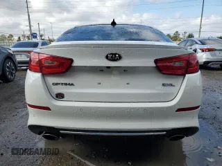 2015 Kia Optima SX Turbo with VIN 5XXGR4A69FG432592, listed as a Copart auction lot 86064834 with 0 mi miles and Non Repairable. Bid and sale history available at carsss.com. Image 6.