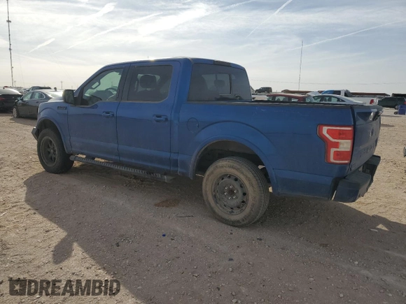 2018 Ford F-150 XL with VIN 1FTEW1C59JKF70876, listed as a Copart auction lot 51387935 with 165,595 mi miles and Salvage Title. Bid and sale history available at carsss.com. Image 2.