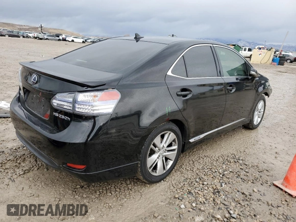 2010 Lexus HS 250h with VIN JTHBB1BA5A2006721, listed as a Copart auction lot 86219234 with 126,484 mi miles and Salvage Title. Bid and sale history available at DreamBid. Image 3.