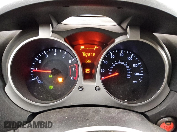 2017 Nissan Juke S with VIN JN8AF5MR2HT702344, listed as a Copart auction lot 45347095 with 80,373 mi miles and Clean Title. Bid and sale history available at DreamBid. Image 9.