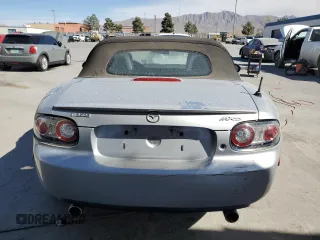 2007 Mazda MX-5 Miata Sport with VIN JM1NC25F470128936, listed as a Copart auction lot 45424585 with 123,910 mi miles and Salvage title. Bid and sale history available at DreamBid. Image 6.
