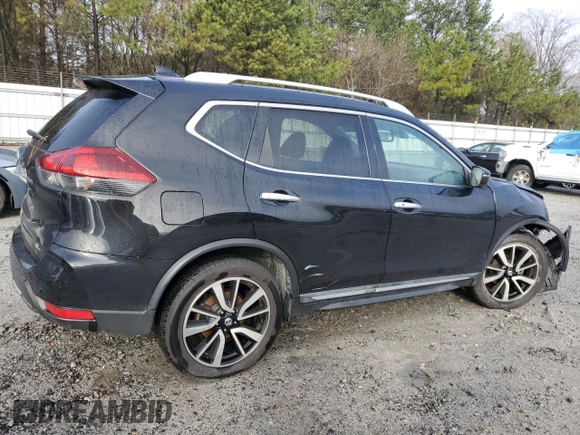 2020 Nissan Rogue SL with VIN 5N1AT2MT2LC757508, listed as a Copart auction lot 45053595 with 124,593 mi miles and Salvage Title. Bid and sale history available at DreamBid. Image 3.