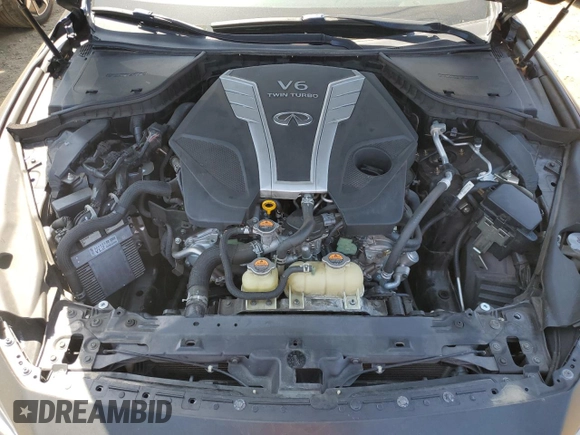 2017 Infiniti Q50 Signature Edition with VIN JN1EV7AP2HM731032, listed as a Copart auction lot 51240595 with 68,802 mi miles and Salvage Title. Bid and sale history available at DreamBid. Image 11.
