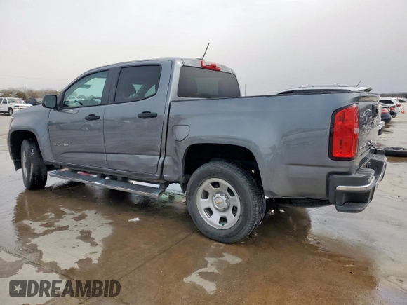 2022 Chevrolet Colorado 2WD Work Truck with VIN 1GCGSBEA8N1284176, listed as a Copart auction lot 48182545 with 33,930 mi miles and Salvage title. Bid and sale history available at DreamBid. Image 2.