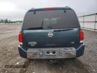 2004 Nissan Armada LE z VIN 5N1AA08B74N736414, wystawiony jako Copart lot #55215295 z przebiegiem 192 715 mil mil oraz Czysty tytuł • Clean title. Historia ofert i sprzedaży dostępna na DreamBid. Obrazek 6.