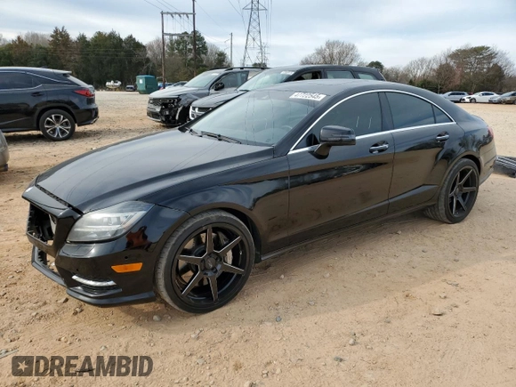 2013 Mercedes-Benz CLS 550 with VIN WDDLJ7DB6DA085060, listed as a Copart auction lot 47722545 with 107,646 mi miles and Salvage title. Bid and sale history available at DreamBid. Image 1.
