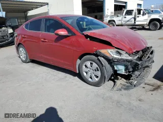 2017 Hyundai Elantra SE with VIN KMHD74LF3HU128818, listed as a Copart auction lot 50088785 with 123,493 mi miles and Salvage Title. Bid and sale history available at carsss.com. Image 4.