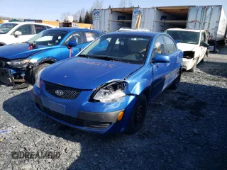 2009 Kia Rio SX with VIN KNADE223796508737, listed as a Copart auction lot 50266225 with 196,590 mi miles and Salvage Title. Bid and sale history available at carsss.com. Image 1.