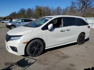 2019 Honda Odyssey Elite with VIN 5FNRL6H98KB004399, listed as a Copart auction lot 43932075 with 35,843 mi miles and Salvage Title. Bid and sale history available at DreamBid. Image 1.