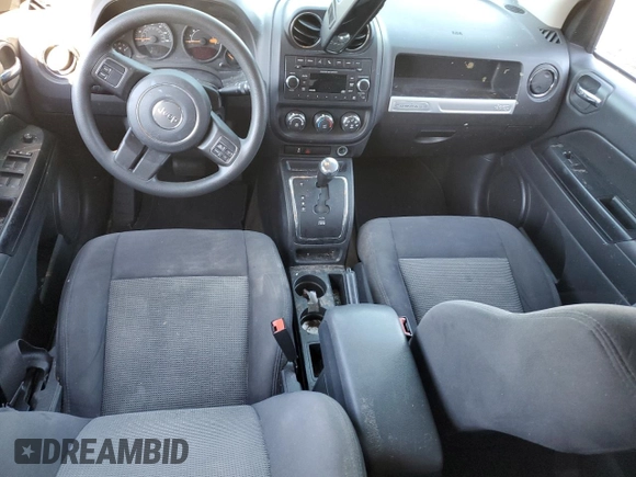 2016 Jeep Compass Sport with VIN 1C4NJCBB4GD765153, listed as a Copart auction lot 87743315 with 107,933 mi miles and Salvage title. Bid and sale history available at DreamBid. Image 8.