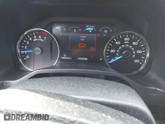 2017 Ford F-150 XL with VIN 1FTFW1EGXHFA72921, listed as a IAAI auction lot 41421501 with 93,040 mi miles. Bid and sale history available at carsss.com. Image 7.