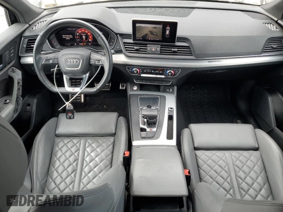 2020 Audi SQ5 Premium Plus with VIN WA1B4BFYXL2002721, listed as a Copart auction lot 54178255 with 61,051 mi miles and Salvage Title. Bid and sale history available at DreamBid. Image 8.