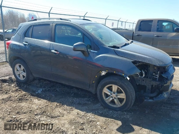 2018 Chevrolet Trax LT with VIN KL7CJPSB9JB644343, listed as a IAAI auction lot 41835550 with 168,296 mi miles. Bid and sale history available at carsss.com. Image 1.
