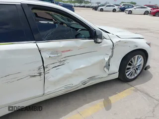 2021 Infiniti Q50 Luxe z VIN JN1EV7BRXMM752446, wystawiony jako IAAI lot #42158327 z przebiegiem 49 834 mil mil oraz . Historia ofert i sprzedaży dostępna na DreamBid. Obrazek 6.