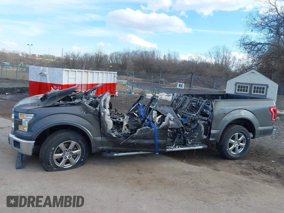 2017 Ford F-150 XL with VIN 1FTEW1CP7HKC60057, listed as a IAAI auction lot 41440464 with 1 mi miles. Bid and sale history available at carsss.com. Image 16.