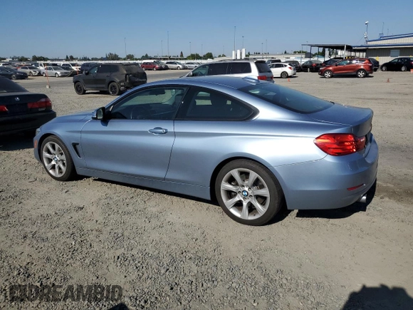 2014 BMW 4 Series 435i with VIN WBA3R1C55EK191486, listed as a Copart auction lot 64141605 with 59,568 mi miles and Salvage title. Bid and sale history available at DreamBid. Image 2.