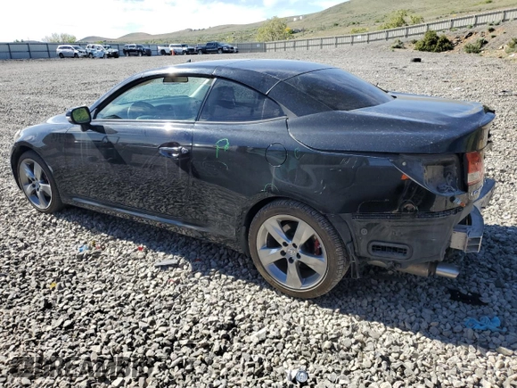 2010 Lexus IS 250 C with VIN JTHFF2C20A2510581, listed as a Copart auction lot 57653575 with 117,665 mi miles and Salvage title. Bid and sale history available at DreamBid. Image 2.