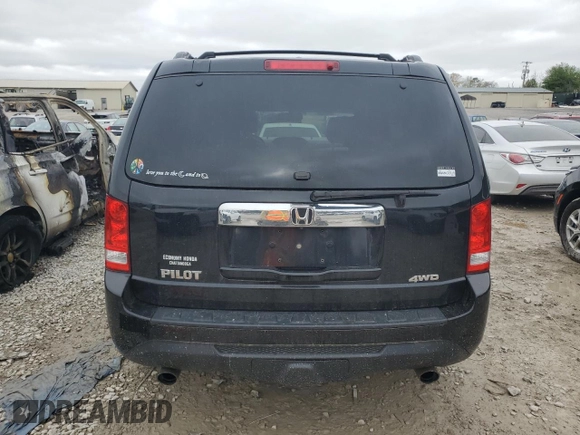 2012 Honda Pilot EX-L with VIN 5FNYF4H67CB073969, listed as a Copart auction lot 51132225 with 254,792 mi miles and Clean title. Bid and sale history available at DreamBid. Image 6.