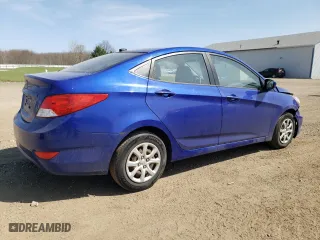 2013 Hyundai Accent GLS with VIN KMHCT4AE8DU484211, listed as a Copart auction lot 53802135 with 149,239 mi miles and Salvage Title. Bid and sale history available at carsss.com. Image 3.