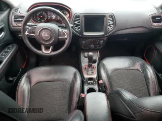 2018 Jeep Compass Trailhawk with VIN 3C4NJDDB6JT456305, listed as a Copart auction lot 44175405 with 124,636 mi miles and Salvage Title. Bid and sale history available at carsss.com. Image 8.