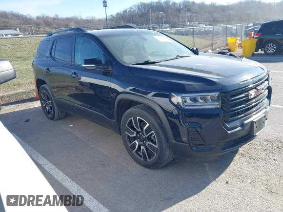 2021 GMC Acadia SLE with VIN 1GKKNKLS9MZ138922, listed as a IAAI auction lot 41206831 with 127,834 mi miles and . Bid and sale history available at DreamBid. Image 1.
