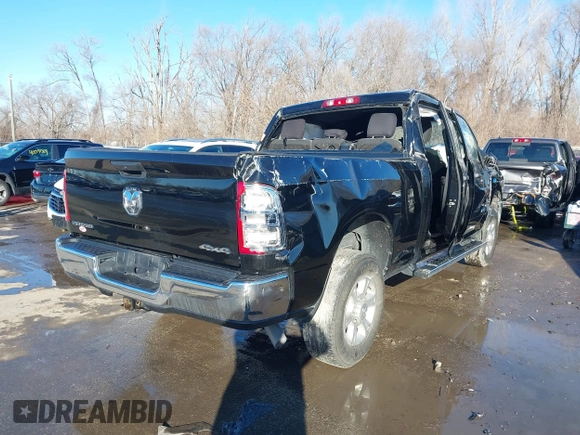 2023 Ram 2500 Big Horn with VIN 3C6UR5DJ5PG592872, listed as a IAAI auction lot 41289058 with 38,000 mi miles. Bid and sale history available at carsss.com. Image 4.