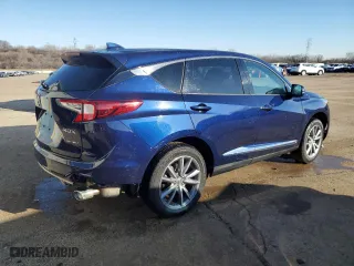 2020 Acura RDX w/Technology Pkg with VIN 5J8TC2H52LL041749, listed as a Copart auction lot 44337615 with 41,541 mi miles and Salvage Title. Bid and sale history available at carsss.com. Image 3.