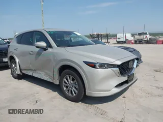 2025 Mazda CX-5 S Preferred z VIN JM3KFBCL1S0620813, wystawiony jako IAAI lot #42307093 z przebiegiem 1 639 mil mil oraz . Historia ofert i sprzedaży dostępna na DreamBid. Obrazek 1.