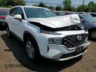 2022 Hyundai Santa Fe SE with VIN 5NMS1DAJ6NH386967, listed as a Copart auction lot 62485124 with 27,442 mi miles and Salvage Title. Bid and sale history available at DreamBid. Image 12.