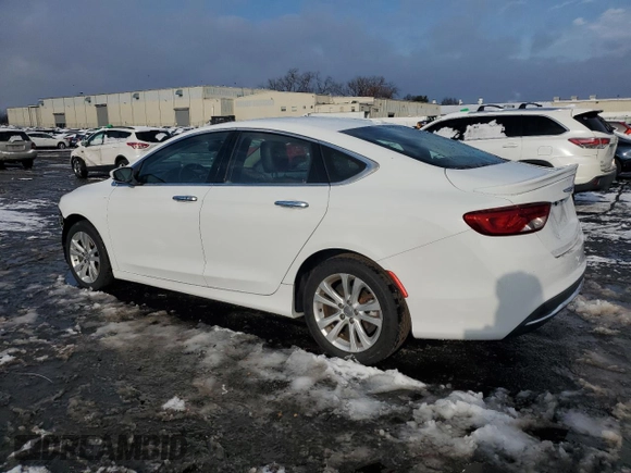 2015 Chrysler 200 Limited with VIN 1C3CCCAB3FN645344, listed as a Copart auction lot 83000474 with 109,800 mi miles and Salvage Title. Bid and sale history available at carsss.com. Image 2.