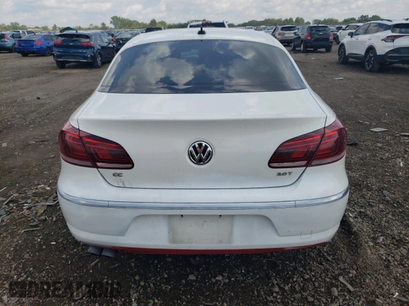 2014 Volkswagen CC R-Line with VIN WVWBN7ANXEE527633, listed as a Copart auction lot 67687694 with 84,561 mi miles and Salvage Title. Bid and sale history available at carsss.com. Image 6.
